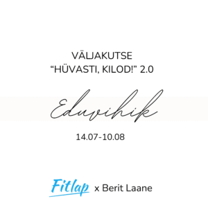 Fitlapi väljakutse "Hüvasti, kilod!" 2.0 eduvihik